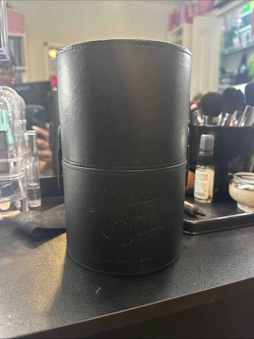 Morphe Black Brush Holder Travel Case - James Charles